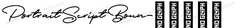 Portrait Script Boun字体转换